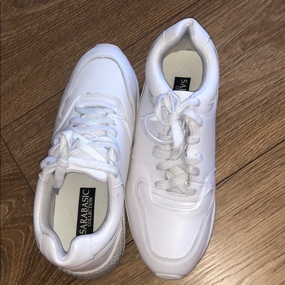White dad sneakers
